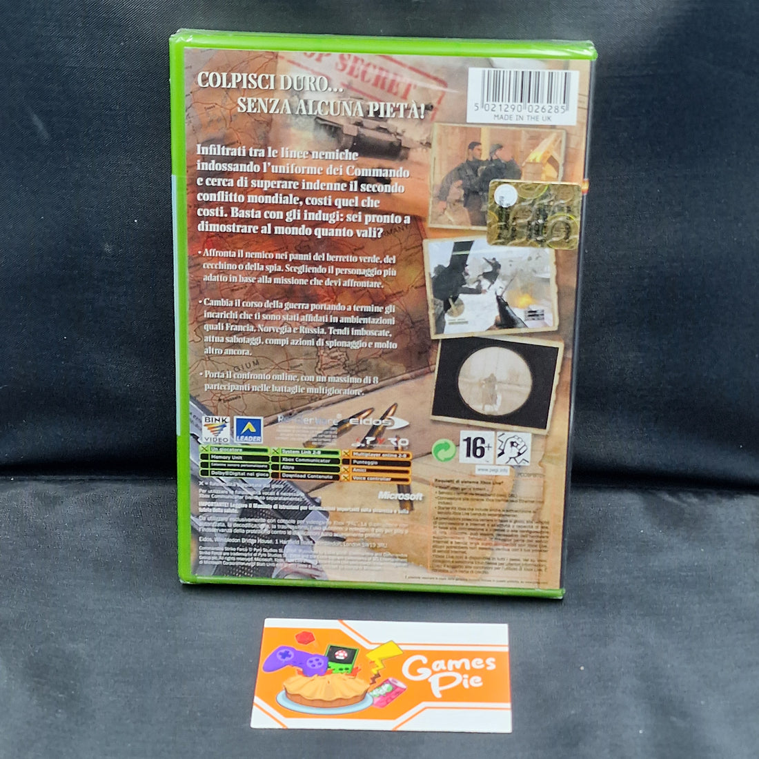 Commandos Strike Force Xbox OG SEALED