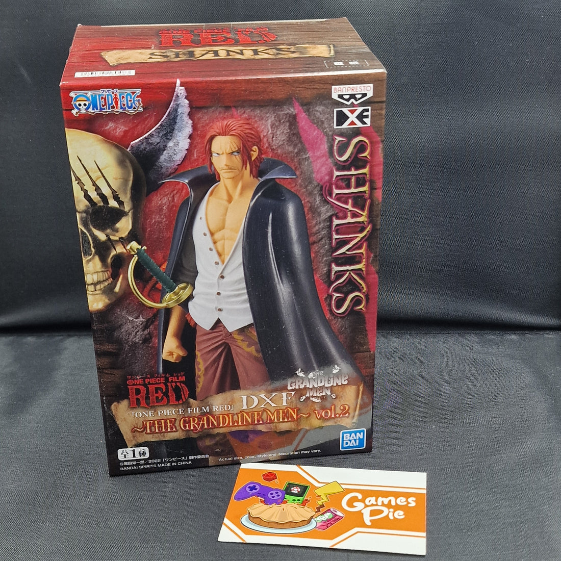 Action Figure Banpresto One Piece Film Red DXF The Grandline Men Vol. 2 Shanks