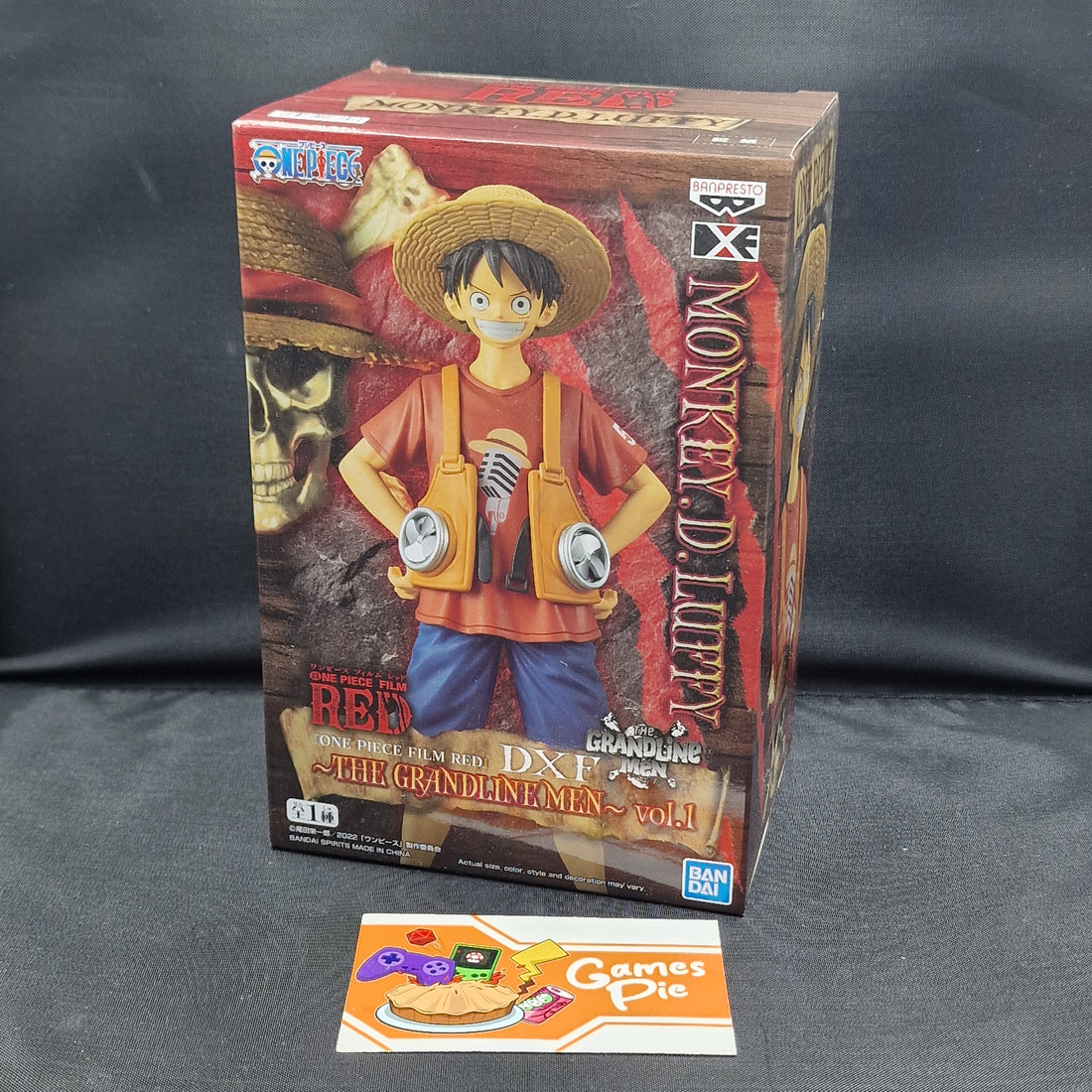 Action Figure Banpresto One Piece Film Red DXF The Grandline Men Vol. 1 Monkey. D. Luffy