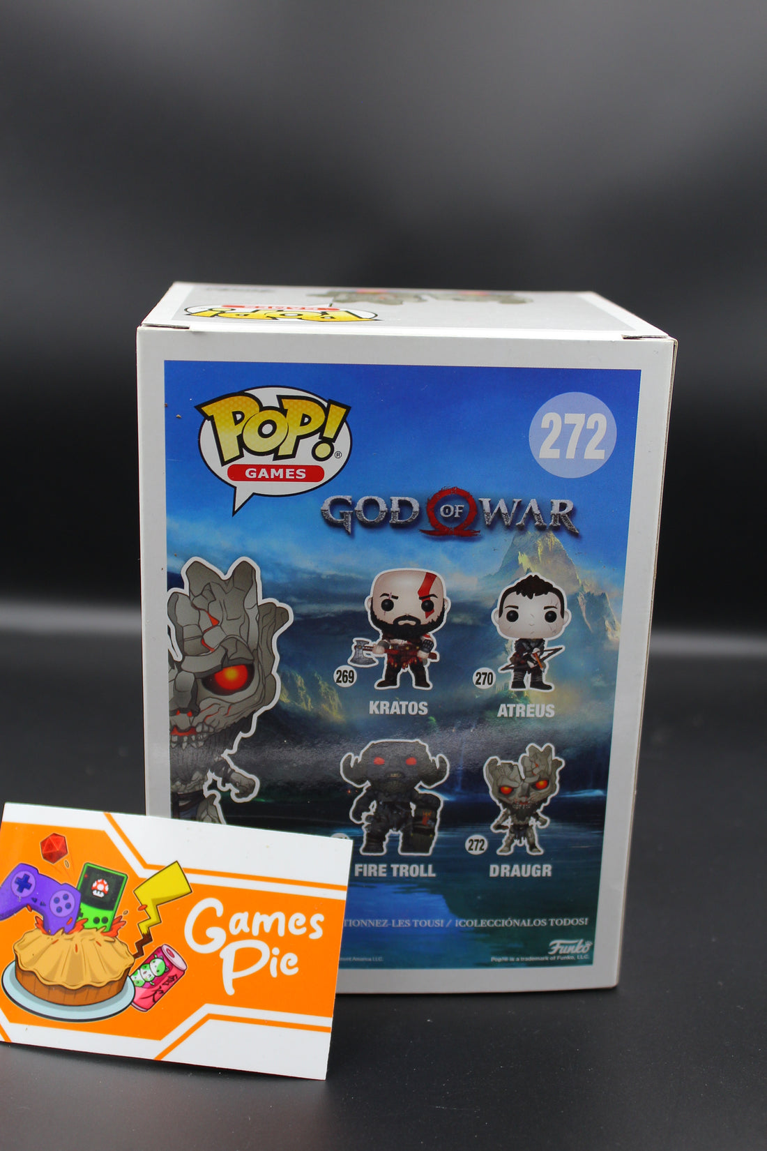 Funko POP! Games 272 God Of War Draugr Official Licensed Product Playstation