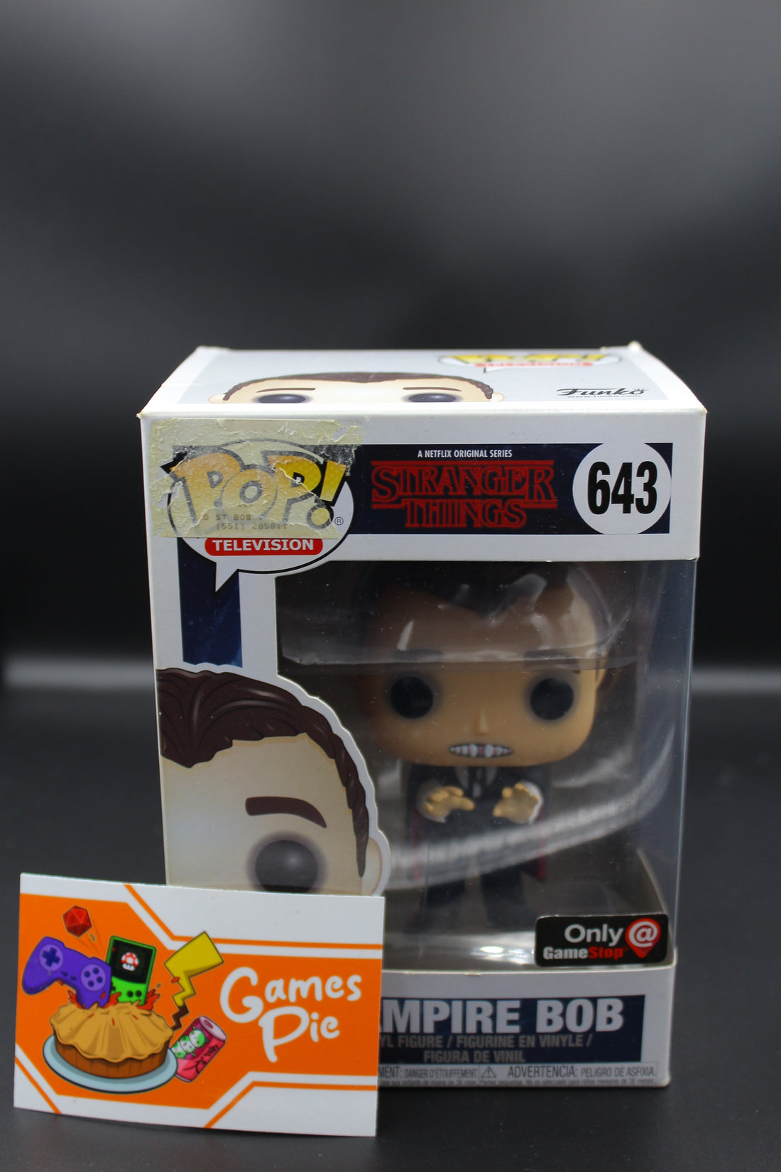 Funko POP! Television 643 Stranger Things Vampire Bob Only Gamestop